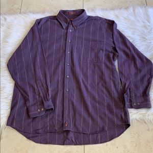 Nordstrom Men's 100% Cotton Purple Long Sleeves
